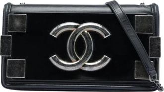Chanel Pre-owned Flap Bag - Dames - Vintage Schoudertas - Zwart - ONE Size - Leer - Vintage