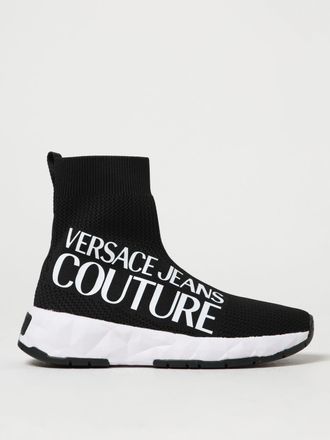 Versace Jeans Couture Sneakers Versace Jeans Couture in maglia stretch con logo stampato