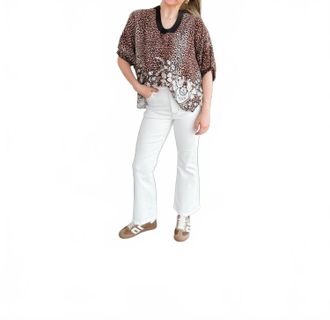 Judy Blue High Rise Kick Flare Jeans In White