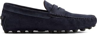 Tod's Macro 52K Gommino suede loafers - men - Rubber/Suede/Leather - 8.5 - Blue