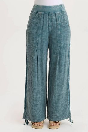 Xcvi Lenka Wide Leg Pants In Tideworn