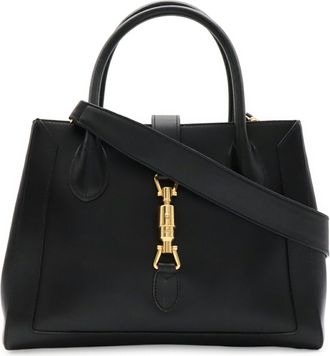 Gucci Black Leather Handbag Shoulder Bag Tote Bag (Pre-Owned)