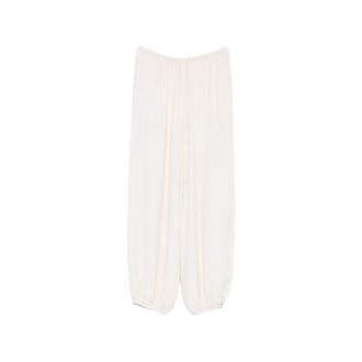 Forte_Forte Drawstring-waist Gathered-cuff Trousers