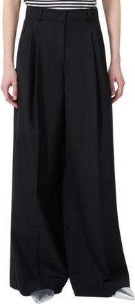 Max Mara Wkdovvio Broek - Dames - Broeken - Zwart - Maat: XS Wol