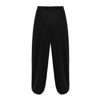 Moschino Sweatpants, male, Black, Size: L Sweatpants with Ribbed Cuffs