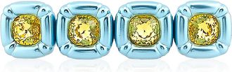 Swarovski Dulcis Blue Cushion Cut Hair Clip