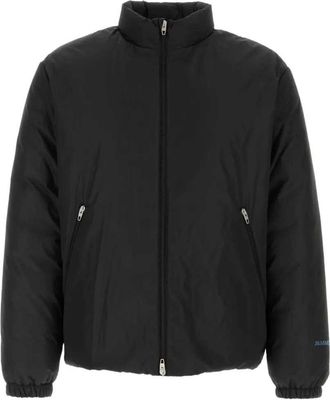 Jil Sander donsgevulde taft pufferjas