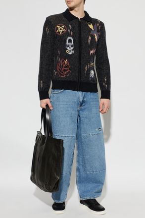 AllSaints Barrel Jeans, Mens, Blue