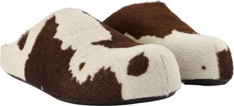 Marni Womens Fussbett Mule Multicolor Calfskin