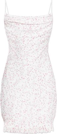 Balmain Tweed Dress With Straps