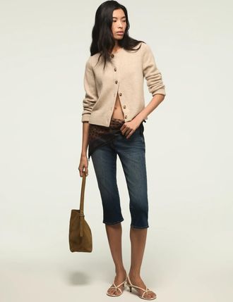 Lucky Brand Womens Mid Rise Capri
