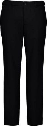 Alberto Move Performance Slim Broeken - Heren - Nette broeken - Zwart - W31 L32 - Leer - Broeken
