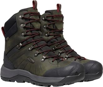 Keen Outdoorschuh KEEN REVEL IV HIGH POLAR, Herren, Gr. 44,5, grau (anthrazit), Leder, Schuhe Outdoorschuh