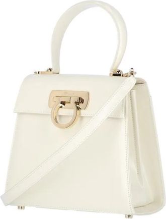 Ferragamo Crossbody Bags - Iconic S Handbag - Off-White - Gr. unisize - in Weiß - für Damen