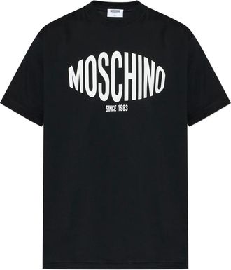 Moschino T-shirt con logo - Nero