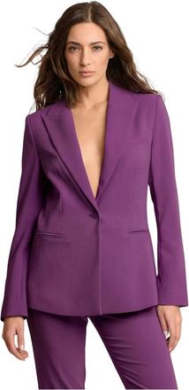 Kocca Jassen, Dames, Paars, XS, Blazer voor elke gelegenheid met enkele knoop