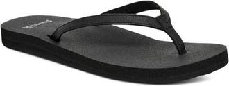 Sanuk Yoga Joy II Flip Flop in Black at Nordstrom, Size 11