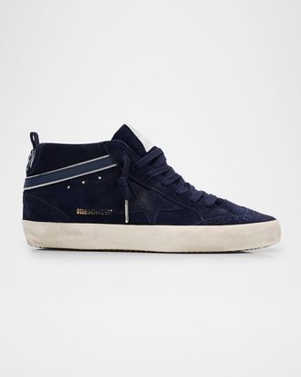 Golden Goose Midstar Suede Mid-Top Sneakers