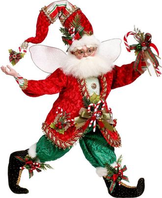Mark Roberts Candy Cane and Holly Fairy, Medium in Bright Red at Nordstrom