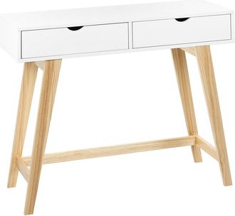 Beliani Consola blanco