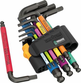 Wera 950/9 Hex-plus Multicolor Juego De Llaves Hexagonales En L