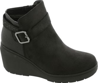Skechers Womens Bobs Gala-in High Demand Ankle Boot, Black, 10