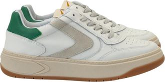 Valsport Klassieke Mix Groene Sneaker - Heren - Sneakers - Wit - 41 EU - Schoenen