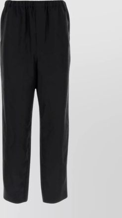 Saint Laurent viscose blend pant - streamlined silhouette