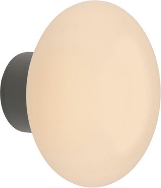 Paul Neuhaus Paul Neuhaus Olaf Aplique de pared para exterior, globo, gris, 1 LED de 5 W, 3000 K, IP54