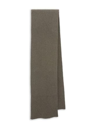 Yves Salomon ribbed cashmere scarf - men - Cashmere - One Size - Grey