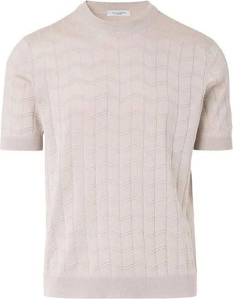 Paolo Pecora Heren, Truien, Beige, Maat: XL