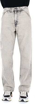 Haikure Pearl Grey Pure Cotton Jeans Model Artie