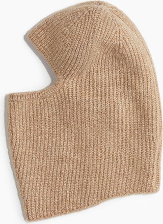H&M Balaklava in Rippstrick - Beige