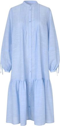 Lollys Laundry Shirt Kleedjes - Dames - Shirt Kleedjes - Blauw - XS - Kleedjes