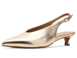 Naturalizer Nicolette High Womens Heels Light Champagne Leather : 10.5 M (B)