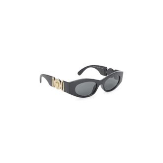 Versace Sunglasses, unisex, Gray, Size: ONE SIZE Medusa Biggie Cat-Eye Sunglasses