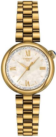 Tissot Desir Mother-of-Pearl Goldtone Watch, 28mm at Nordstrom