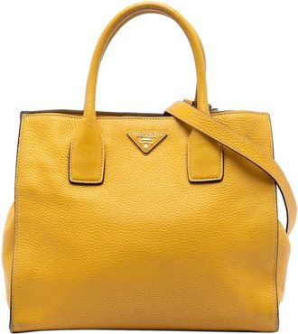 Prada Pre-owned Prada Vitello Daino Open Convertible Tote PYEHBD50A824QTC7