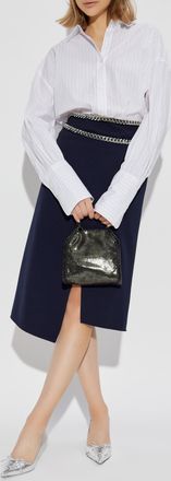 Stella McCartney Skirt With Signature Chain, Womens, Navy Blue