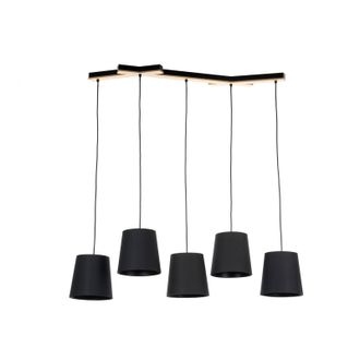 Lucande Lucande L&aacute;mpara Colgante thamila En Negro De Madera