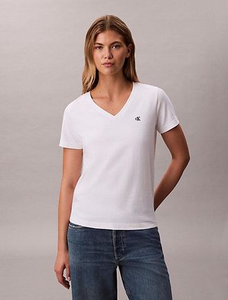 Calvin Klein Relaxed Monogram V-Neck T-shirt