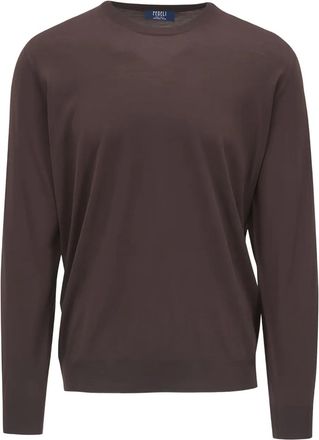 Fedeli Maglione girocollo - Marrone