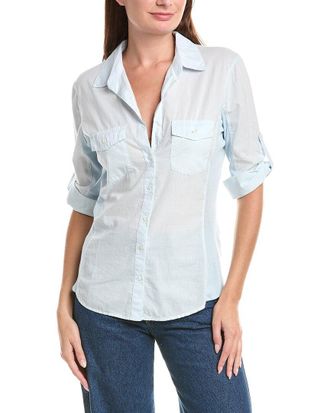James Perse Contrast Panel Shirt