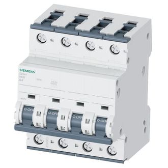 SIEMENS Disyuntor Siemens 4p 32a 10ka Curva D 5sy4432-8