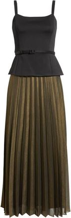 Julia Jordan Mixed Media Dress in Black Multi at Nordstrom, Size 10