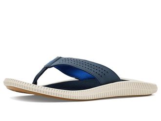 Olukai Ulele Mens Sandals Trench Blue/Trench Blue : 11 D - Medium, Synthetic