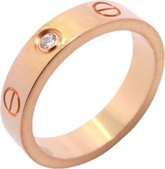 Cartier Pink Gold (18K) Band Ring (Pre-Owned)