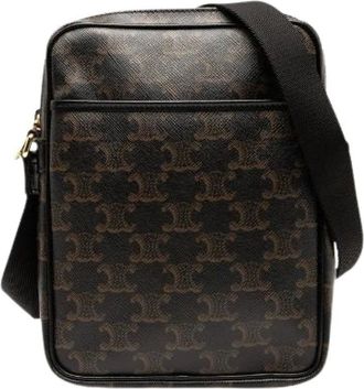 Celine Pre-owned Cross Body Bags, female, Brown, Size: ONE SIZE Pre-owned Vintage Cross Body Bag