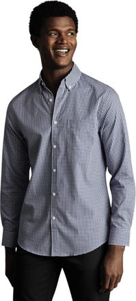 CHARLES TYRWHITT Non-Iron Stretch Poplin Check Shirt