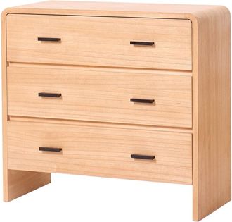 Nordlys Cómoda escandinava en madera con 3 cajones